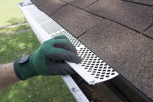 there are various types of gutter guards, including mesh, foam, and brush styles